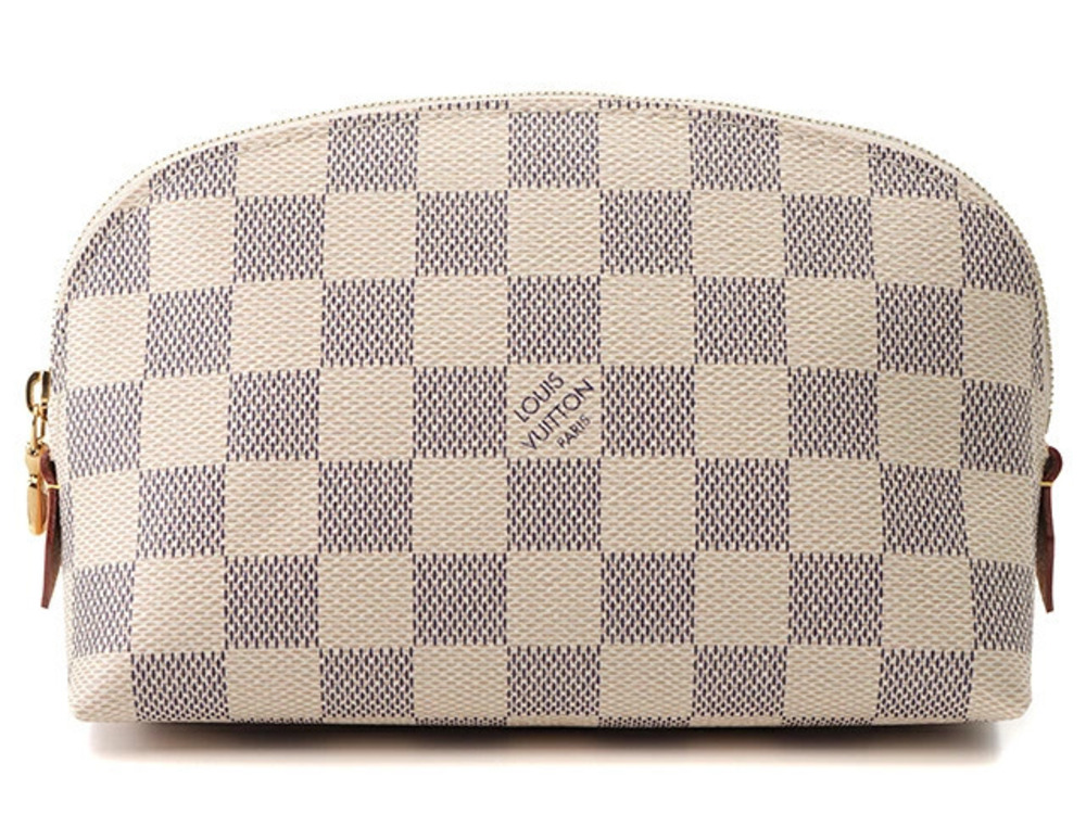 Louis Vuitton Pochette Cosmtique Damier Azur White